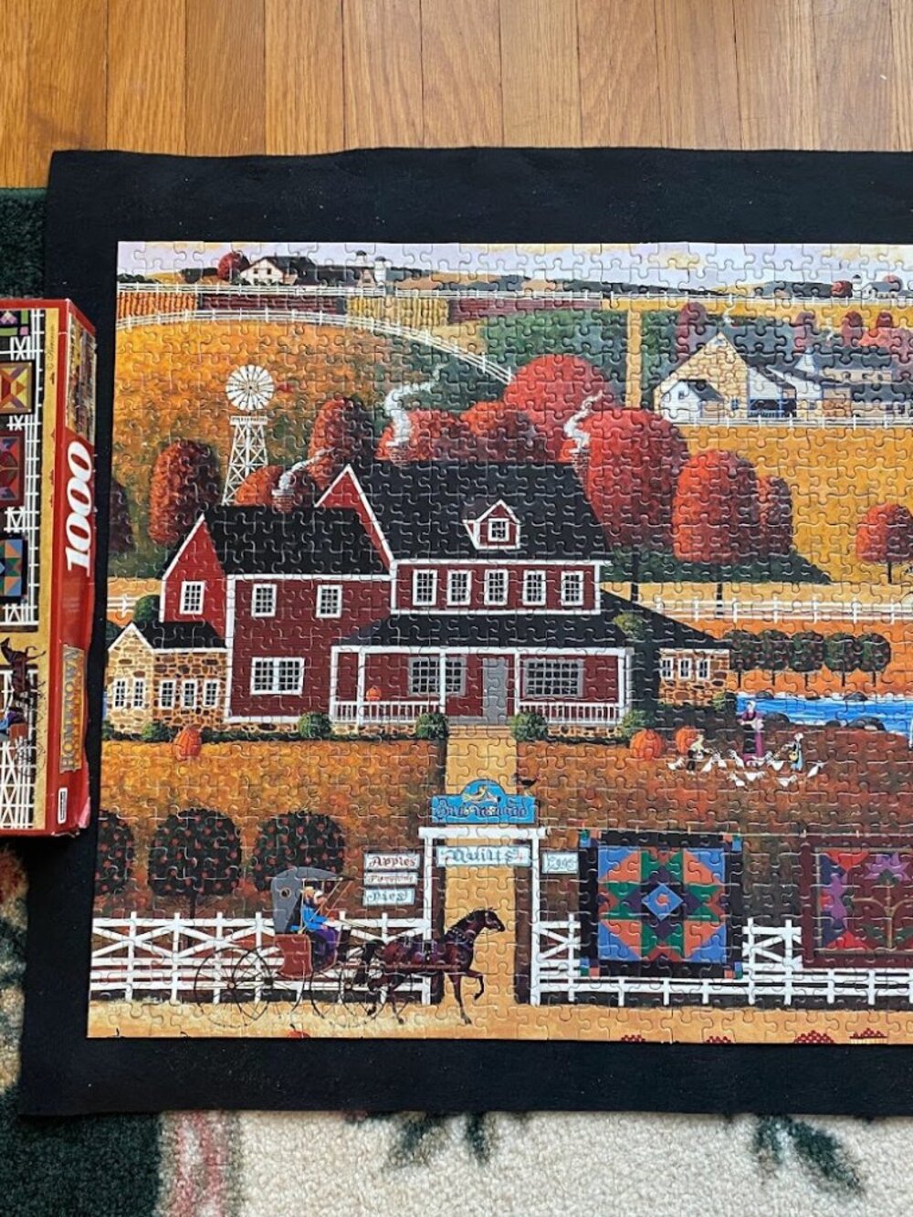 1000 Piece Jigsaw Puzzle - "Bird In Hand Quilts"